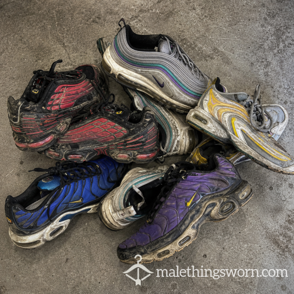 Well Worn Nike Air Max/Nike TN Trainers - Sizes UK 10/11