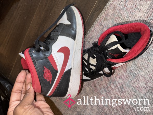 Well Worn Nike Jordan’s.