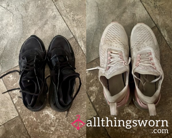 Well-worn Smelly Nike Sneakers: Closet Cleanout, Pick Your Pair