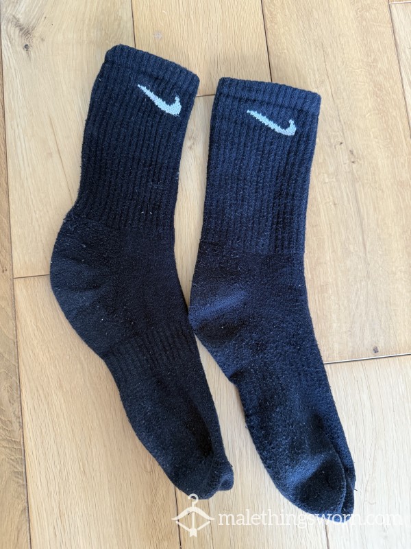 Well Worn Nike Socks - Black