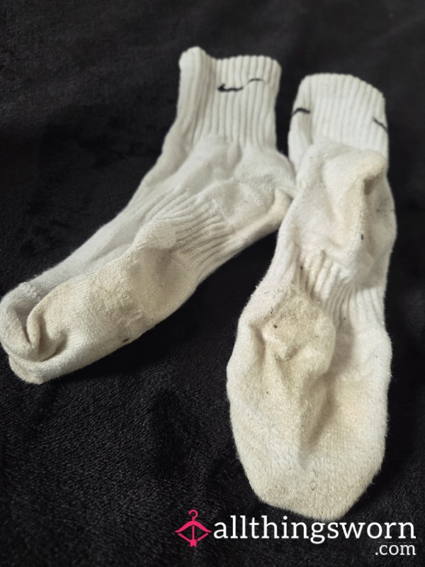 Well Worn Nike Sports Socks 48hrs🧦🦶🏻😍