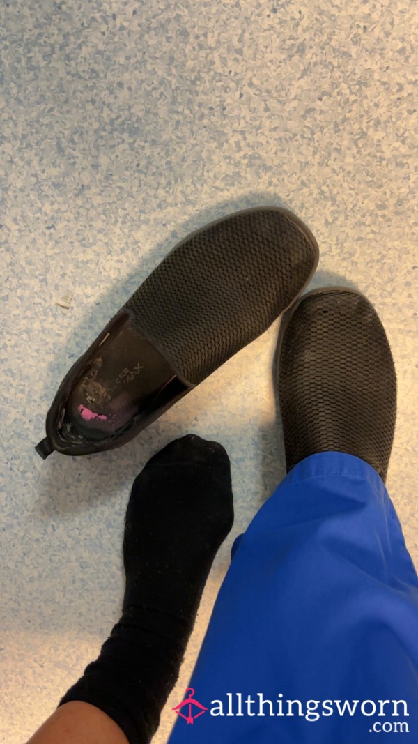 Well Worn Nurse Sketchers Work Shoes