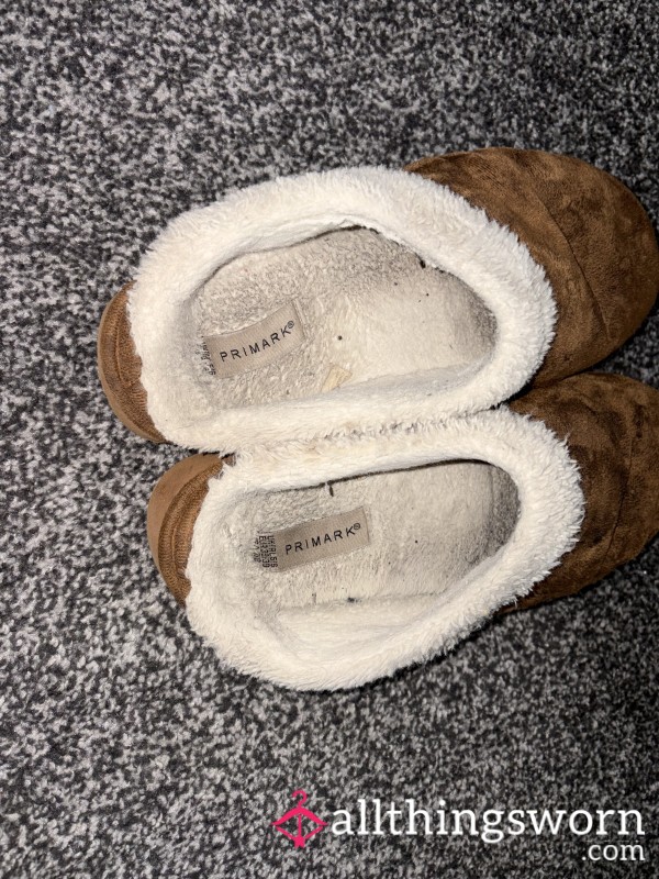 Well Worn Old Primark Slippers… Extra Scented
