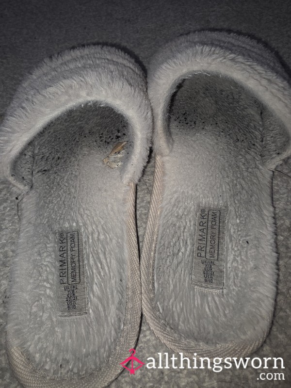 Well Worn Open Toe Slippers