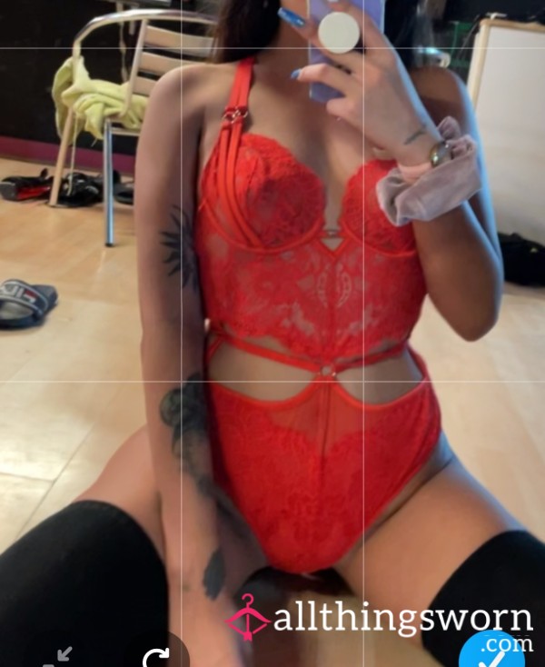 Well Worn Orange Bodysuit