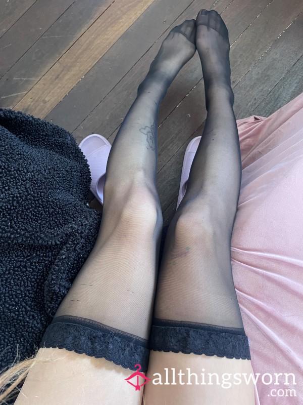 Well Worn Over Knee High Stockings