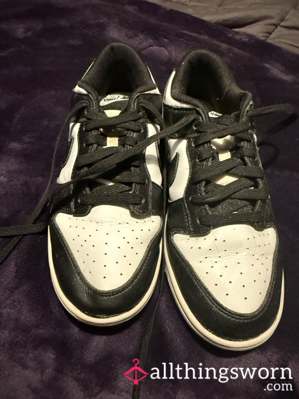 Well Worn Panda Dunk Low Trainers