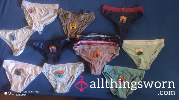 Well Worn Panties 48h Wear EU Postage Included