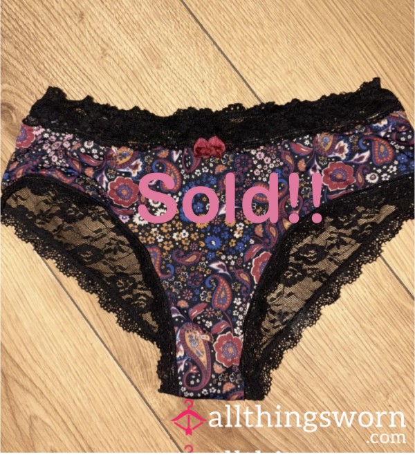 Well Worn Patterned Panties