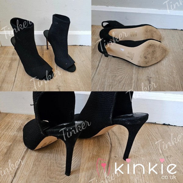 SALE - Well Worn P**ptoe Stiletto Boots🖤