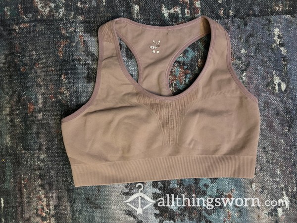 After Workout Pink Generic Sports Bra XXL