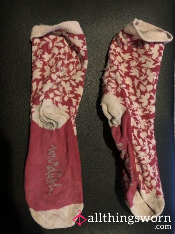 Well Worn Pink Socks🩷
