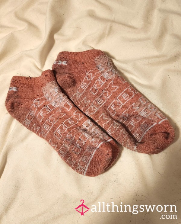 Well Worn Pink Socks