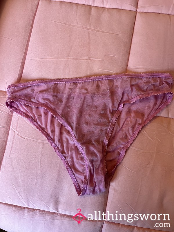 Well Worn Pink Stained Knickers
