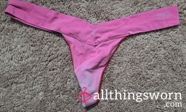 Well Worn Pink Thong
