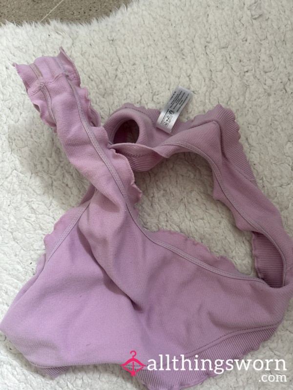 Well Worn Pink Thongs