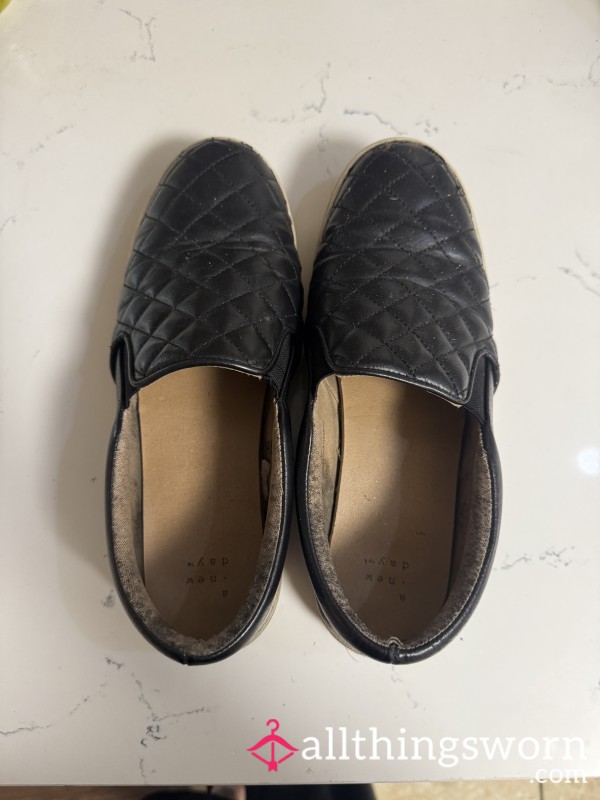 Well Worn Pleather Sneakers