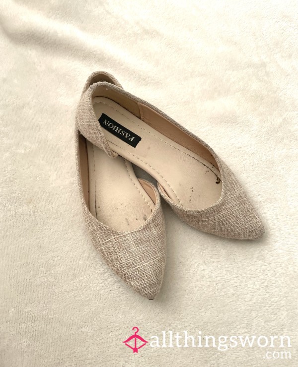 Well Worn Pointed Ballerina Pump Flat Shoes
