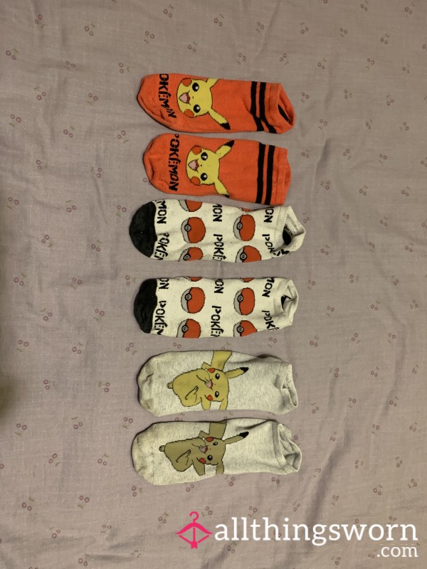 Well Worn Pokémon Socks