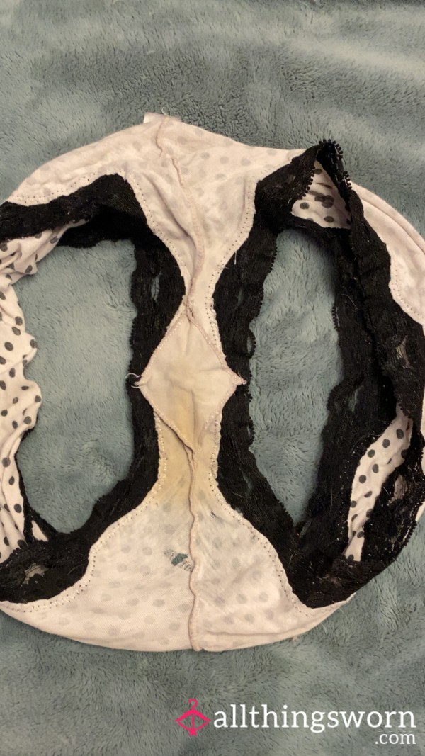 Well-Worn Polka Dot Cheeky