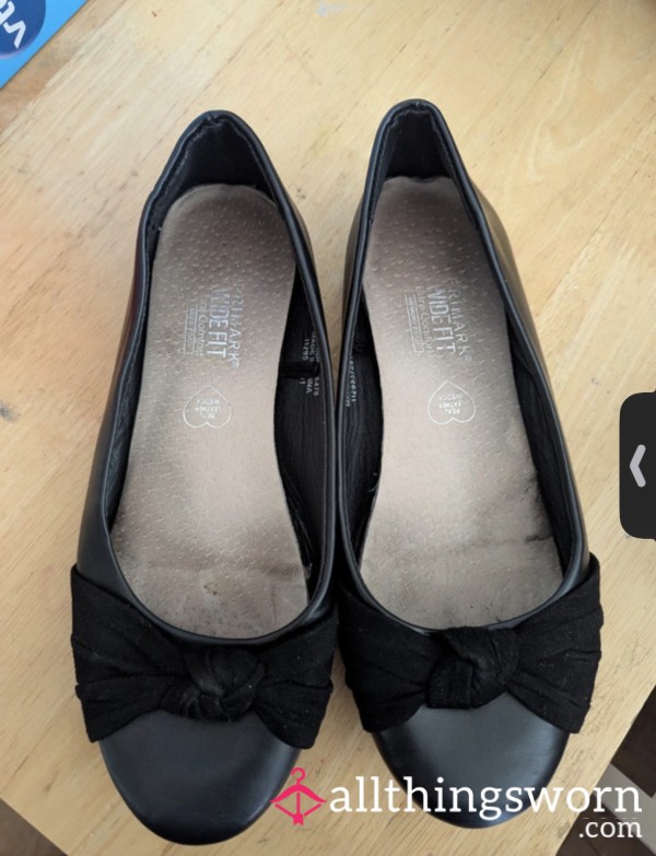 Well Worn Primark Black Flats 😈