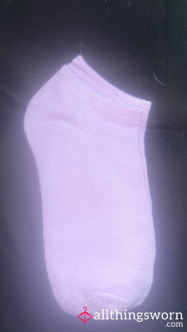 Well-Worn Purple Ankle Socks 💜 Soft, Comfy & Authentic Daily Wear 🔥