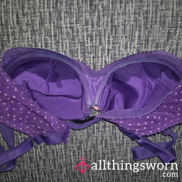 Well Worn Purple Bra