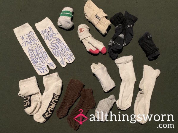 Dirty, Worn Socks | Various Styles