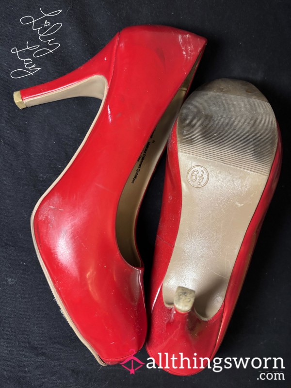 WELL WORN Red High Heels