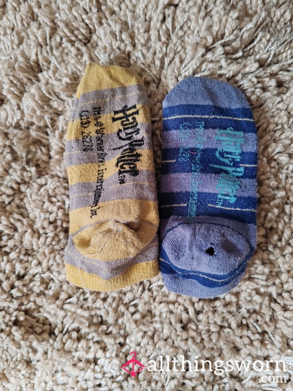 Well Worn Ripped Harry Potter Socks