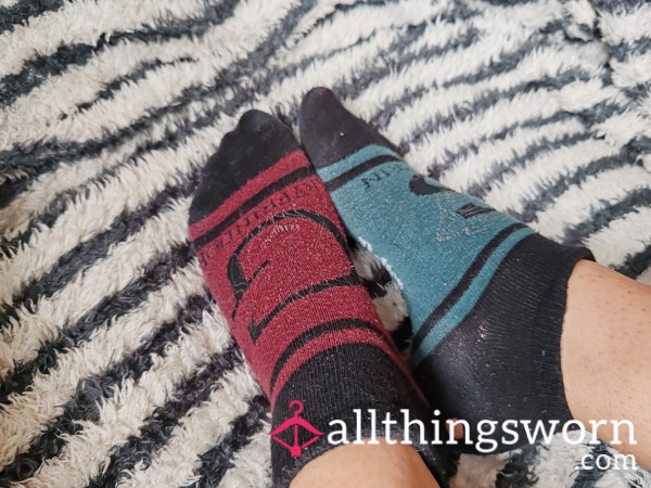Well Worn Ripped Harry Potter Socks