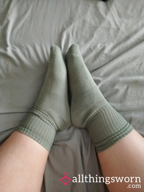 Well Worn Sage Green Sock