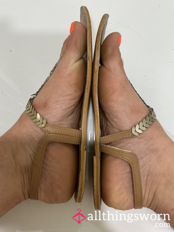 Well, Worn Sandals Size UK 5