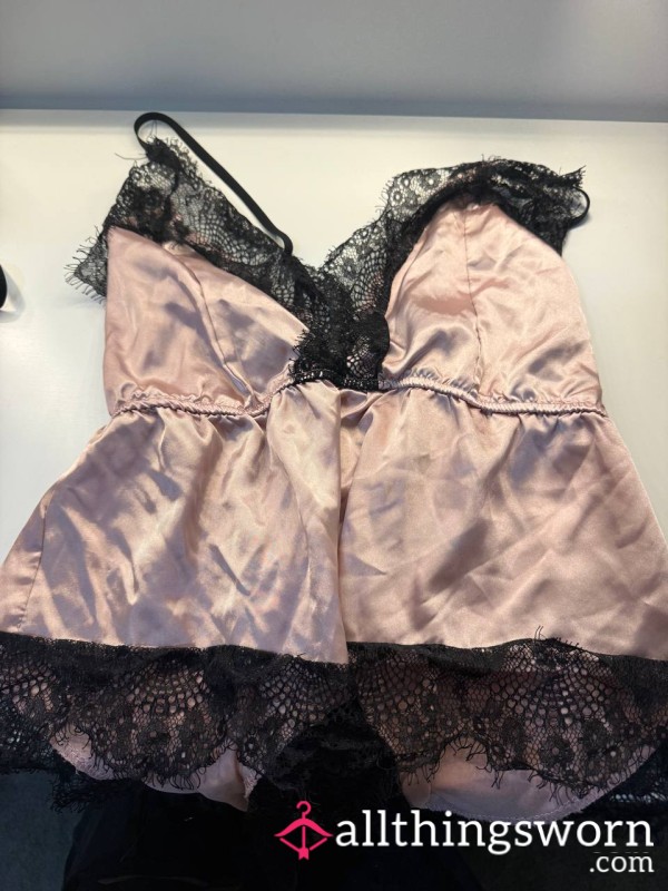 Well Worn Satin Babydoll