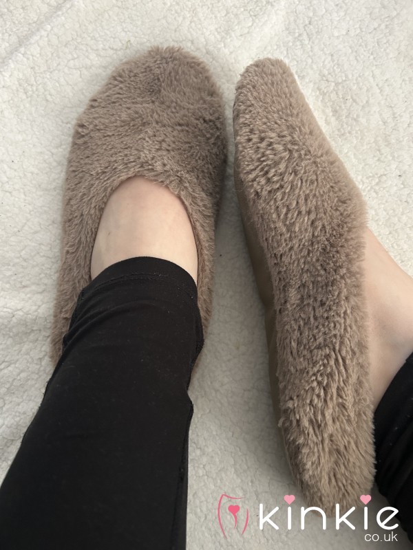 Well Worn Size 7 Slippers - Requests Encouraged