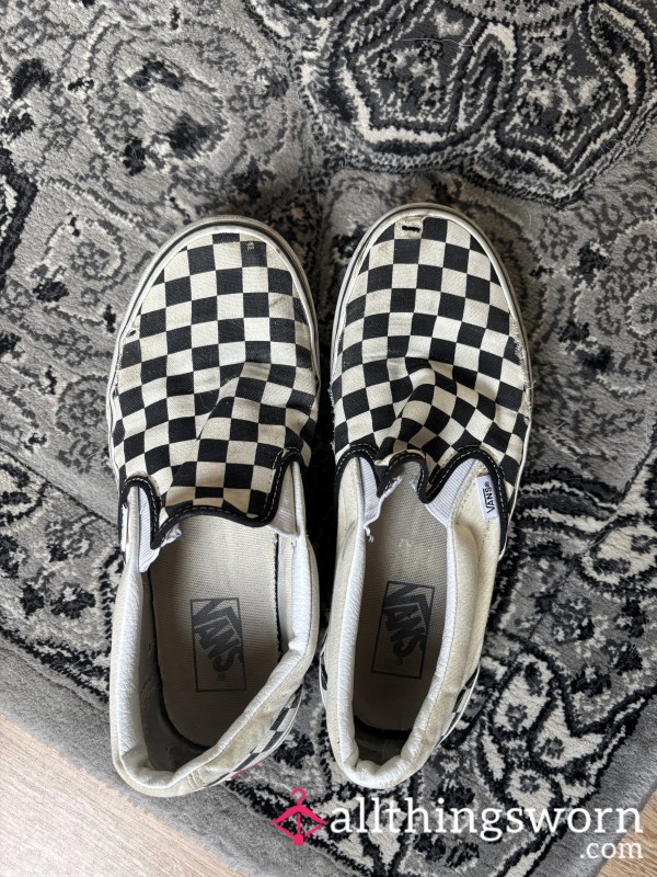 Well Worn Slip On Vans