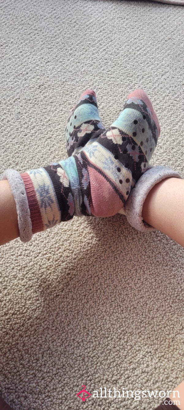 Well-worn Slipper Socks