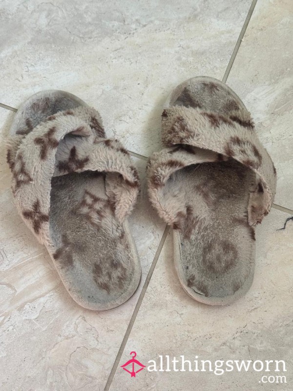 Well Worn Slippers Ready For You To Sniff And Wear. Free UK Delivery