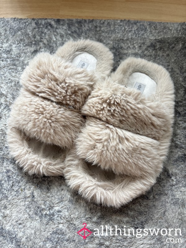 Well Worn Slippers That Have Seen Many Days