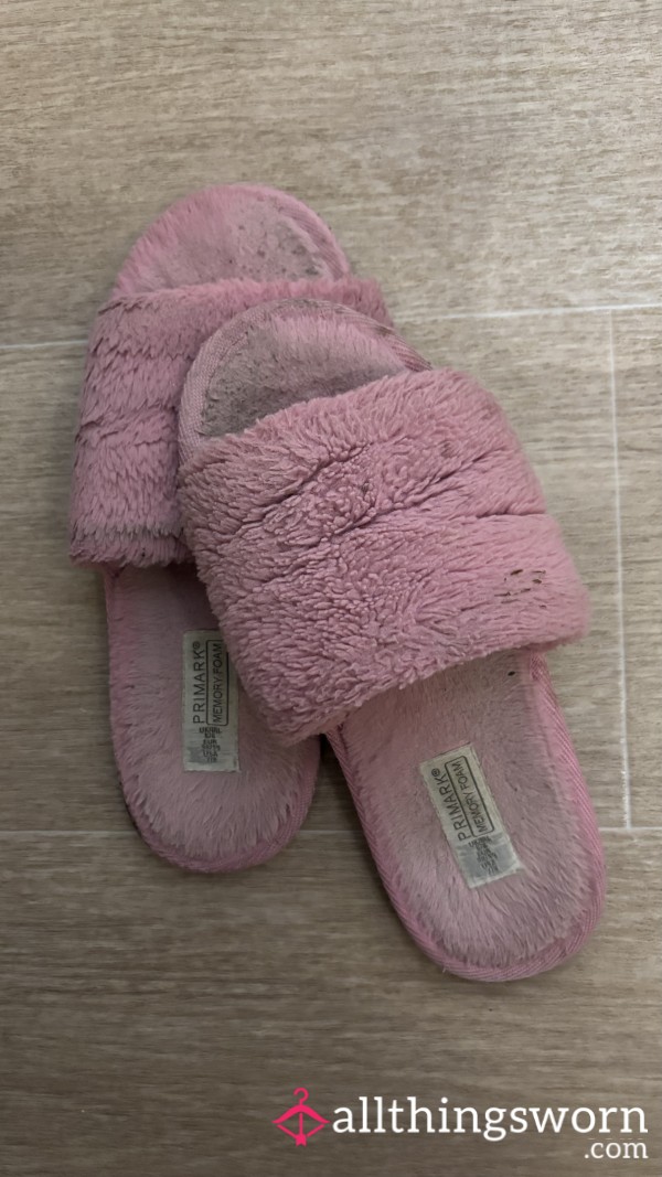 Well Worn Smelling Slippers