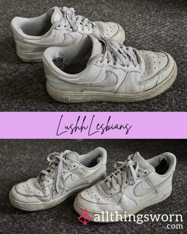 Well Worn Smelly Air Force Trainers