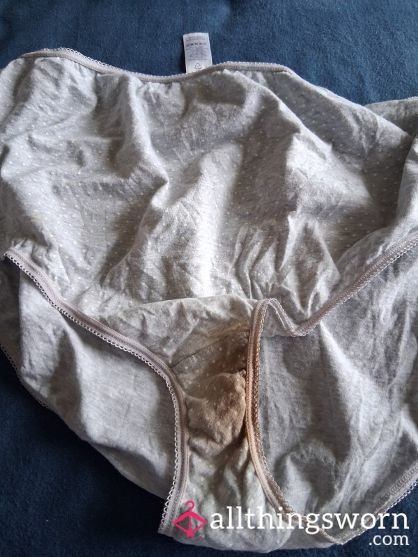 Well Worn, Smelly, And Stained Day Knickers