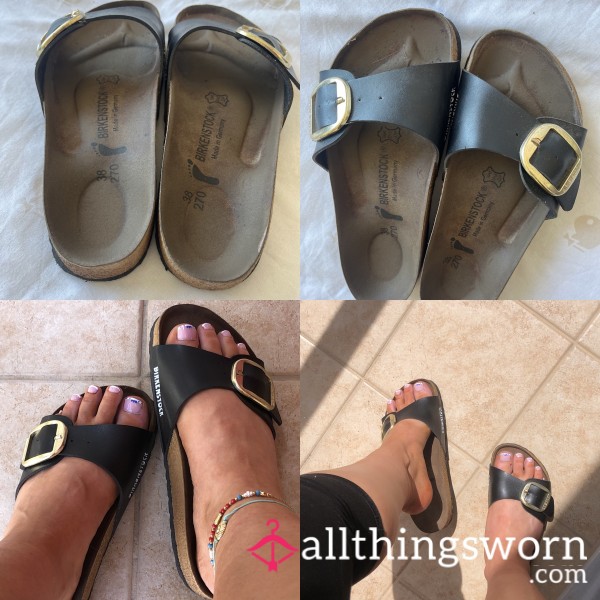 Well Worn Smelly Birkenstock Buckle Sliders 🦶🏼