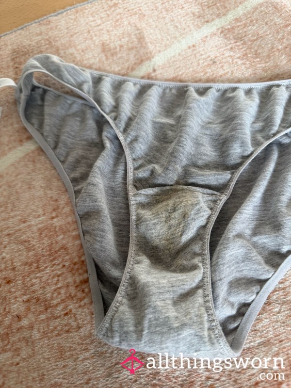 Well Worn Smelly Grey Panties