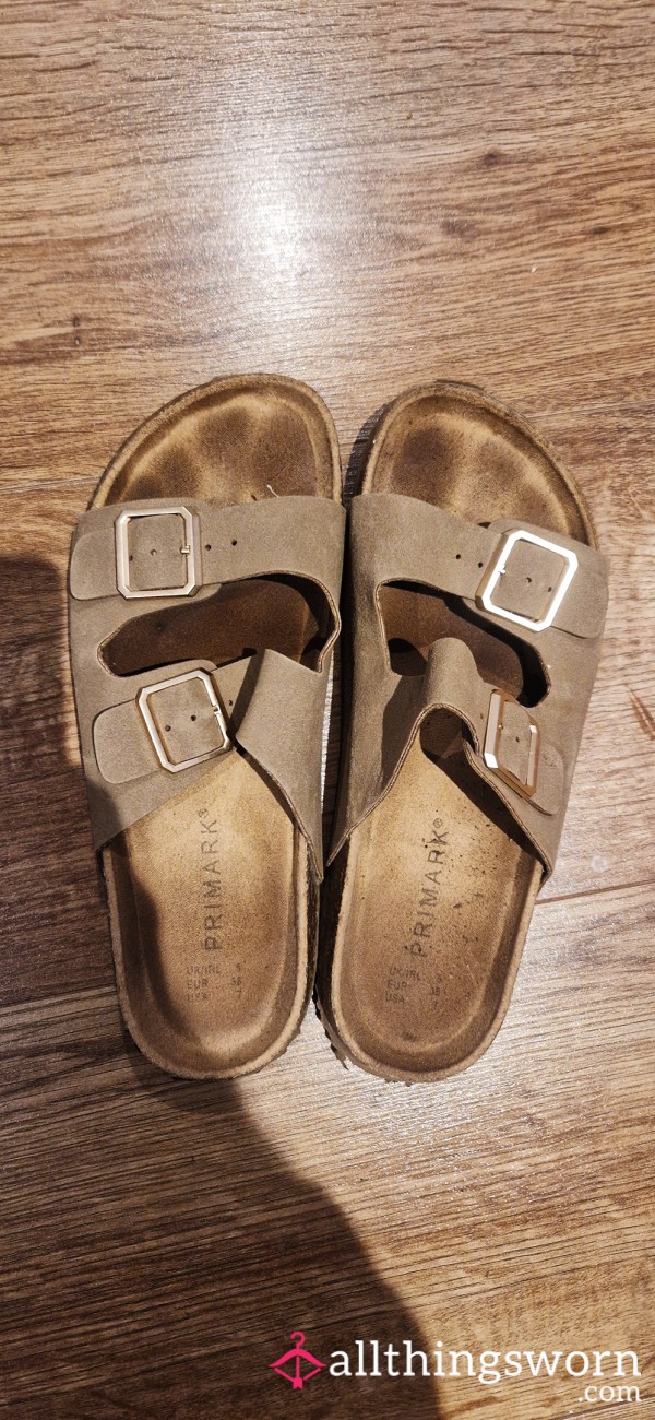 Well Worn Sweaty Sandals 💦