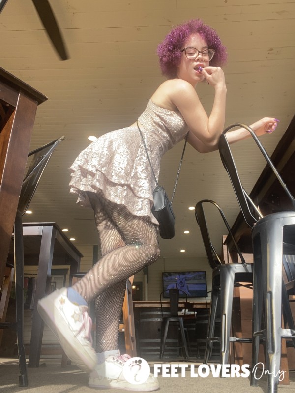 Well Worn Sneakers. Owned And Worn For Years