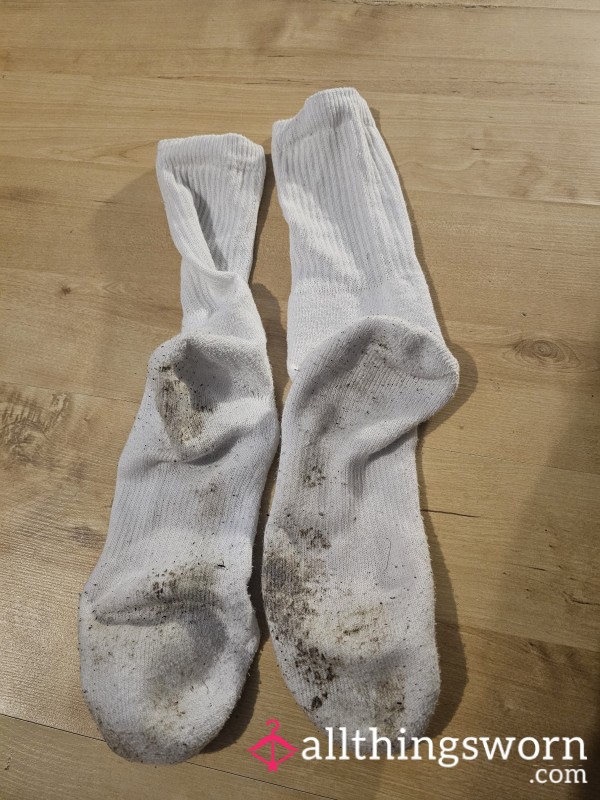 Long White Socks 🧦👣