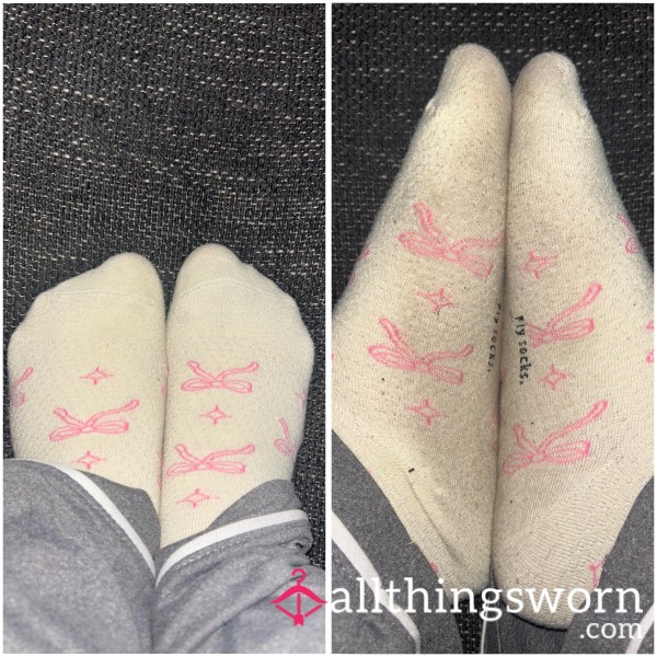 Well Worn Socks With Heavy Feet Stains And Smells
