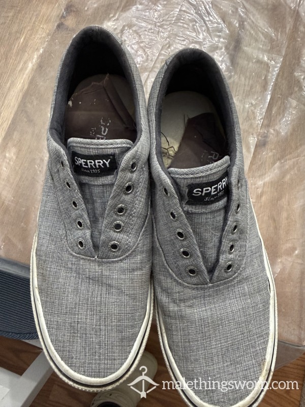 Well Worn Sperrys