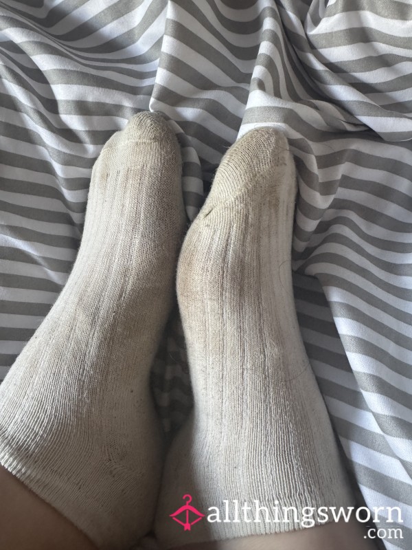 Well Worn, Stained, Damp Gym Socks